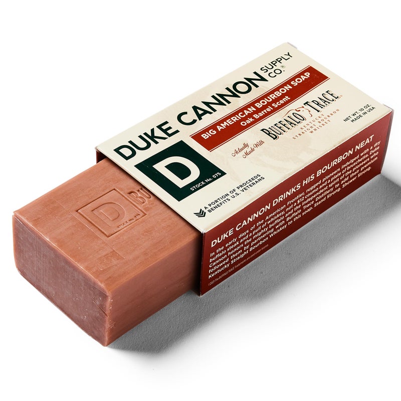 Duke Cannon Supply Co. Big Brick of Soap Bar for Men Big American Bourbon Made w/Buffalo Trace (Charred Oak Barrel Scent) Multi-Pack - Superior Grade, Extra Large, All Skin Types, 10 oz (6 Pack) - Image 2